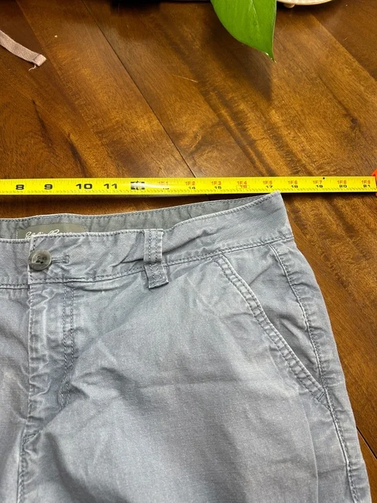 Faded Blue Eddie Bauer Casual Capris Pants - Picture 5 of 9
